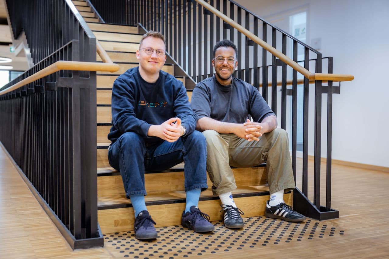 Matthias Schäfer und Vincent Agwu, die Gründer von Studyclout